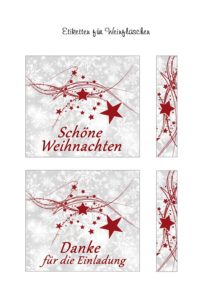 Weihnachts Etiketten Fur Weinflaschen Kreativ Blog