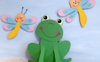 Am Libellenteich grüßt der Frosch