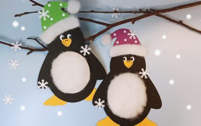 Pinguine mit weichem Plüschbauch