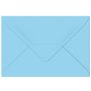 Transparentpapier-Kuverts "Uni" 115 g/qm hellblau - 5 Stück