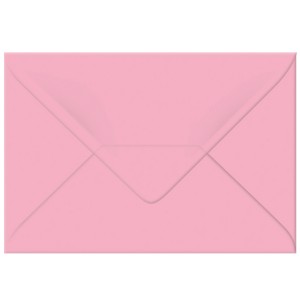 Transparentpapier-Kuverts "Uni" 115 g/qm rosa - 5 Stück