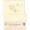 Weiteres Bild zu Grußkarten "gelasert" Herzblumen chamois - 5 Karten
