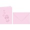 Weiteres Bild zu Grußkarten "gelasert" Schutzengel rosa - 5 Karten